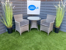 Load image into Gallery viewer, Mirage Rattan- Bistro Set- Grey