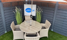 Load image into Gallery viewer, Mirage Rattan- 4 or 6 Seater Round Dining Set- Grey Or Cream