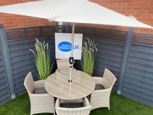 Load image into Gallery viewer, Mirage Rattan- 4 or 6 Seater Round Dining Set- Grey Or Cream