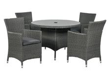 Load image into Gallery viewer, Mirage Rattan- 4 or 6 Seater Round Dining Set- Grey Or Cream