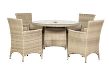 Load image into Gallery viewer, Mirage Rattan- 4 or 6 Seater Round Dining Set- Grey Or Cream