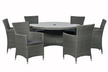 Load image into Gallery viewer, Mirage Rattan- 4 or 6 Seater Round Dining Set- Grey Or Cream