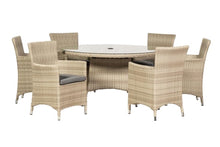 Load image into Gallery viewer, Mirage Rattan- 4 or 6 Seater Round Dining Set- Grey Or Cream