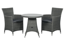 Load image into Gallery viewer, Mirage Rattan- Bistro Set- Grey