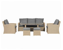 Load image into Gallery viewer, Mirage 7 Seater Deluxe Sofa Dining Set