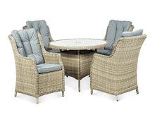 Load image into Gallery viewer, The Tuscany Deluxe High-Back Dining Set- 4 seat- Beige