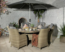 Load image into Gallery viewer, The Tuscany Deluxe High-Back Dining Set- 4 seat- Beige
