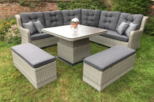 Load image into Gallery viewer, The Valletta High Back Dining Set Hydraulic Table