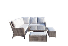 Load image into Gallery viewer, The Bermuda Square Corner Dining- High Low Table- Grey