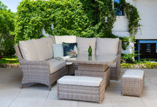 Load image into Gallery viewer, The Bermuda Square Corner Dining- High Low Table- Grey