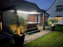 Load image into Gallery viewer, Four Seasons Wall Mounted Motorised LED Gazebo