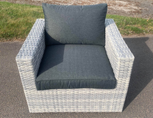 Load image into Gallery viewer, Milan Rattan- Corner Lounge- L Shape Set- With or Without Matching Chair- Cloudy Grey