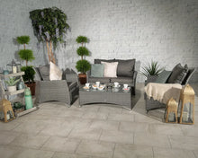 Load image into Gallery viewer, Mirage Rattan- Deluxe Coffee Set- Grey or Cream