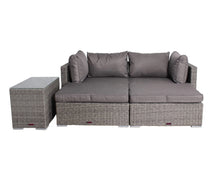 Load image into Gallery viewer, Mirage 4 Seater 5pc Multi Setting Relaxer Set- Grey