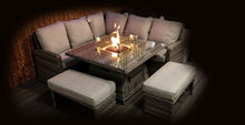 Load image into Gallery viewer, Hatherton Fire Pit Casual Dining Set- Dark Grey