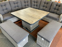 Load image into Gallery viewer, The Valletta High Back Dining Set Hydraulic Table