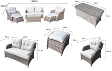 Load image into Gallery viewer, Mauritius Lounge Sofa Set