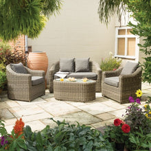 Load image into Gallery viewer, Burley Rattan- Two Seater Sofa Set- Grey