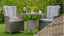 Load image into Gallery viewer, Hatherton Rattan- Bistro Set- Grey