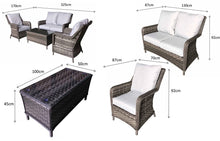 Load image into Gallery viewer, Hatherton Rattan- Sofa Set- Grey Or Natural- Two Or Three Seat