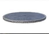 Load image into Gallery viewer, Glass Or Polywood Lazy Susan- Grey Or Natural