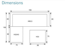 Load image into Gallery viewer, Cassis Chaise Rattan- Corner Lounge- L Shape Set- Grey