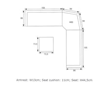 Load image into Gallery viewer, Milan Rattan- Corner Lounge- L Shape Set- With or Without Matching Chair- Cloudy Grey