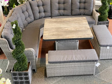 Load image into Gallery viewer, The Valletta High Back Dining Set Hydraulic Table