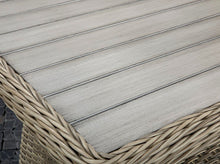 Load image into Gallery viewer, Miami High Back Coffee Dining Set- Creamy Grey Wicker