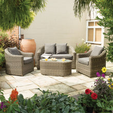 Load image into Gallery viewer, Burley Rattan- Two Seater Sofa Set- Grey