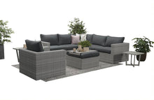 Load image into Gallery viewer, The Cadiz Modular L Shape Set- Cloudy Grey