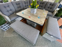 Load image into Gallery viewer, The Valletta High Back Dining Set Hydraulic Table
