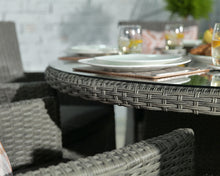 Load image into Gallery viewer, Mirage Rattan- 4 or 6 Seater Round Dining Set- Grey Or Cream