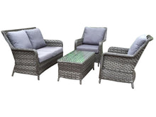 Load image into Gallery viewer, Hatherton Rattan- Sofa Set- Grey Or Natural- Two Or Three Seat