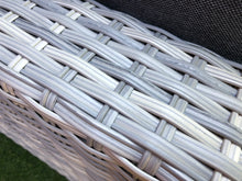 Load image into Gallery viewer, Milan Rattan- Corner Lounge- L Shape Set- With or Without Matching Chair- Cloudy Grey