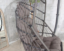 Load image into Gallery viewer, Hanging pod chair- Grey- Fold Away