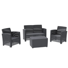 Load image into Gallery viewer, Denver Polypropylene- Coffee Lounging Set- Grey