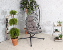 Load image into Gallery viewer, Hanging pod chair- Grey- Fold Away