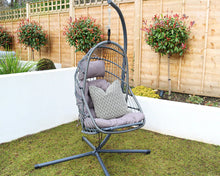 Load image into Gallery viewer, Hanging pod chair- Grey- Fold Away