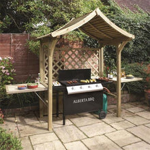 Load image into Gallery viewer, The Bideford Wooden Garden BBQ Shelter
