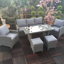 Load image into Gallery viewer, Mirage 7 Seater Deluxe Sofa Dining Set