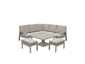 The Almeria Dining Set With Adjustable Table