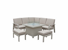 Load image into Gallery viewer, The Almeria Dining Set With Fire Pit
