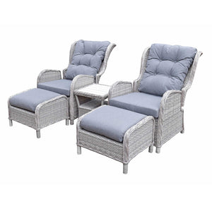 The Capri Reclining Chair Set