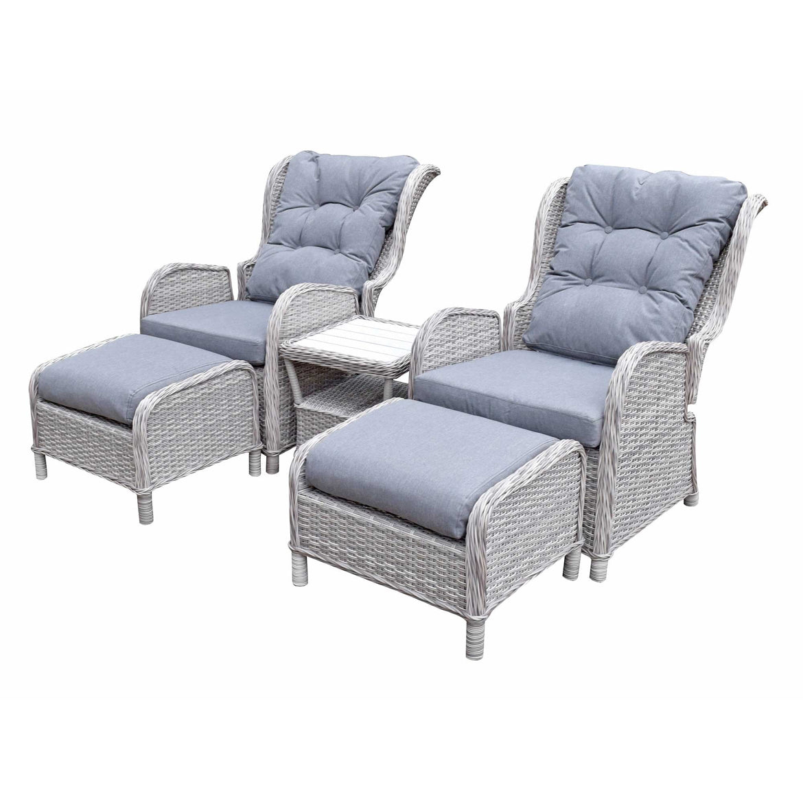 The Capri Reclining Chair Set