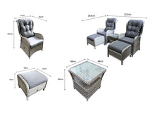 Load image into Gallery viewer, The Capri Reclining Chair Set
