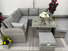 Load image into Gallery viewer, The Panama Compact Lounge Dining Set ( Adjustable Table )
