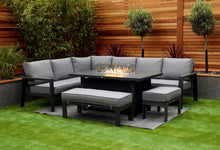 Load image into Gallery viewer, NEW 2025 Toledo Corner Dining with Firepit Table
