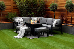 NEW 2025 Toledo Corner Dining with Firepit Table