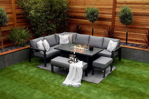 NEW 2025 Toledo Corner Dining with Firepit Table